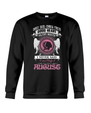 I WAS BORN IN AUGUST Crewneck Sweatshirt thumbnail