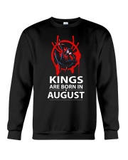 KINGS ARE BORN IN AUGUST Crewneck Sweatshirt thumbnail