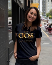 THE CROSS - WARRIOR OF CHRIST Ladies T-Shirt lifestyle-women-crewneck-front-5