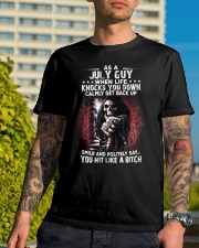 JULY GUY - WHEN LIFE KNOCKS YOU DOWN Classic T-Shirt lifestyle-mens-crewneck-front-8