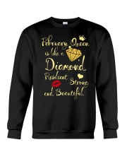 FEBRUARY QUEEN IS LIKE A DIAMOND Crewneck Sweatshirt thumbnail