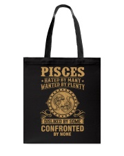 PISCES - HATED BY MANY Tote Bag thumbnail