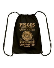 PISCES - HATED BY MANY Drawstring Bag thumbnail