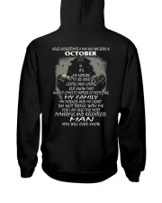 NEVER UNDERESTIMATE A MAN WHO WAS BORN IN OCTORBER Hooded Sweatshirt thumbnail