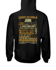 LEGENDS ARE BORN IN JUNE Hooded Sweatshirt thumbnail