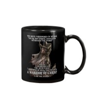 DEVIL WHISPERED - WARRIOR OF CHRIST Mug thumbnail