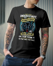 NEVER UNDERESTIMATE A MAY GUY Classic T-Shirt lifestyle-mens-crewneck-front-6