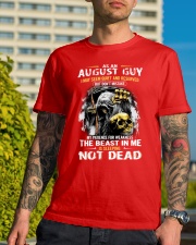 AUGUST GUY MAY SEEM QUIET AND RESERVED Classic T-Shirt lifestyle-mens-crewneck-front-8
