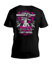 WOMEN OF FAITH - WARRIOR OF CHRIST V-Neck T-Shirt thumbnail