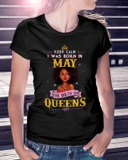 THE BIRTH OF QUEENS - MAY Ladies T-Shirt lifestyle-women-crewneck-front-7