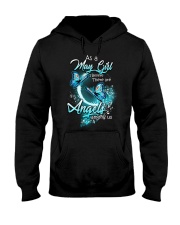 MAY GIRL BELIEVE THERE ARE ANGELS AMONG US Hooded Sweatshirt thumbnail
