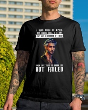 MY SCARS TELL A STORY - APRIL Classic T-Shirt lifestyle-mens-crewneck-front-8