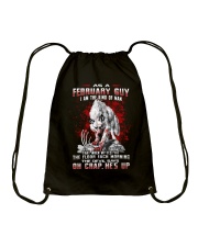 FEBRUARY GUY THE KIND OF MAN Drawstring Bag thumbnail