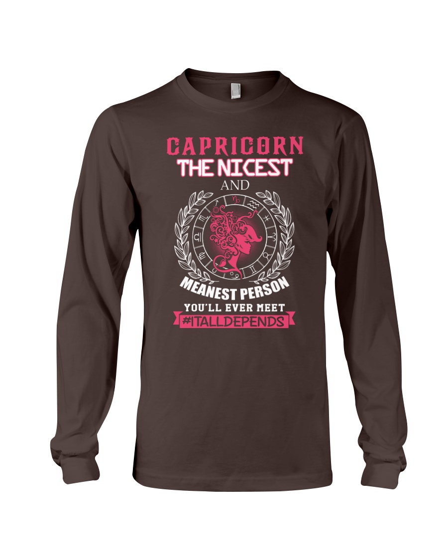 CAPRICORN ITALLDEPENDS Long Sleeve Tee