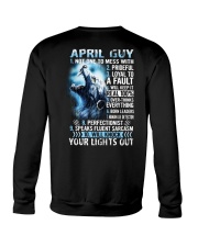 APRIL GUY NOT ONE TO MESS WITH Crewneck Sweatshirt thumbnail