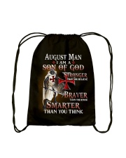 AUGUST MAN - I AM A SON OF GOD Drawstring Bag thumbnail