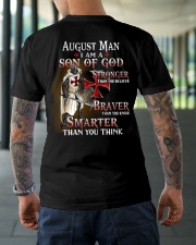 AUGUST MAN - I AM A SON OF GOD Classic T-Shirt lifestyle-mens-crewneck-back-3