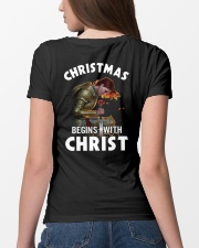 CHRISTMAS BEGINS WITH CHRIST - WARRIOR OF CHRIST Ladies T-Shirt lifestyle-women-crewneck-back-4