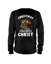 CHRISTMAS BEGINS WITH CHRIST - WARRIOR OF CHRIST Long Sleeve Tee thumbnail