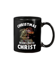 CHRISTMAS BEGINS WITH CHRIST - WARRIOR OF CHRIST Mug thumbnail