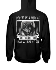 VIKINGS VALHALLA - WOLF OF ODIN Hooded Sweatshirt back