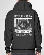 VIKINGS VALHALLA - WOLF OF ODIN Hooded Sweatshirt garment-hooded-sweatshirt-back-04