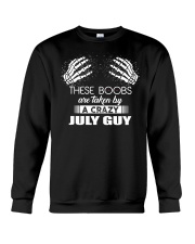 THESE BOOBS ARE TAKEN BY A CRAZY JULY GUY Crewneck Sweatshirt thumbnail