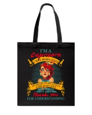 CAPRICORN WAS BORN WITH MY HEART ON MY SLEEVE Tote Bag thumbnail