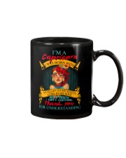 CAPRICORN WAS BORN WITH MY HEART ON MY SLEEVE Mug thumbnail