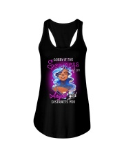 THE SEXINESS OF AN AUGUST GIRL DISTRACTS YOU Ladies Flowy Tank thumbnail