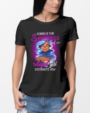 THE SEXINESS OF AN AUGUST GIRL DISTRACTS YOU Ladies T-Shirt lifestyle-women-crewneck-front-10