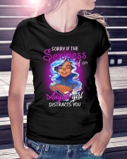 THE SEXINESS OF AN AUGUST GIRL DISTRACTS YOU Ladies T-Shirt lifestyle-women-crewneck-front-7