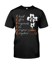 CHRIST COFFEE - WARRIOR OF CHRIST Classic T-Shirt front