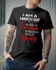 I AM A MARCH GUY Classic T-Shirt lifestyle-mens-crewneck-front-6