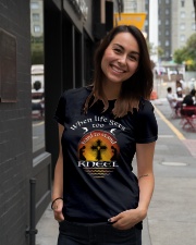 KNEEL - WARRIOR OF CHRIST Ladies T-Shirt lifestyle-women-crewneck-front-5