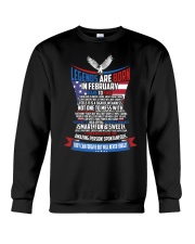 LEGENDS ARE BORN IN FEBRUARY Crewneck Sweatshirt thumbnail