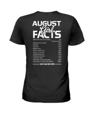 AUGUST GIRL FACTS Ladies T-Shirt back