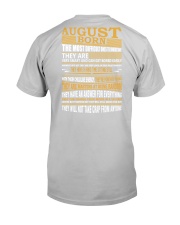 AUGUST BORN Classic T-Shirt back