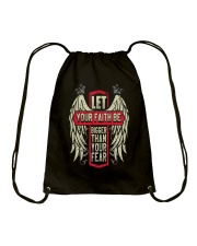 THE FAITH - WARRIOR OF CHRIST Drawstring Bag thumbnail