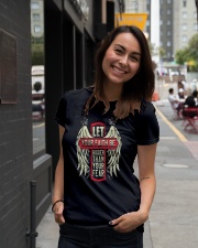 THE FAITH - WARRIOR OF CHRIST Ladies T-Shirt lifestyle-women-crewneck-front-5