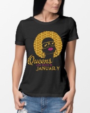 QUEENS ARE BORN IN JANUARY Ladies T-Shirt lifestyle-women-crewneck-front-10