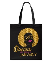 QUEENS ARE BORN IN JANUARY Tote Bag thumbnail