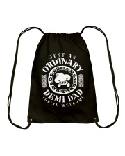 JUST AN ORDINARY DEMI-DAD Drawstring Bag thumbnail