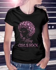 MAY GIRLS ROCK Ladies T-Shirt lifestyle-women-crewneck-front-7