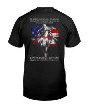 BE STRONG - WARRIOR OF CHRIST Classic T-Shirt back