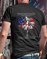 BE STRONG - WARRIOR OF CHRIST Classic T-Shirt lifestyle-mens-crewneck-back-2