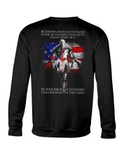 BE STRONG - WARRIOR OF CHRIST Crewneck Sweatshirt thumbnail