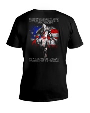 BE STRONG - WARRIOR OF CHRIST V-Neck T-Shirt thumbnail
