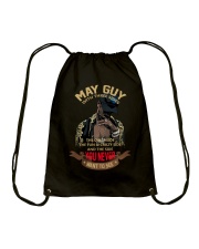 MAY GUY WITH THREE SIDES Drawstring Bag thumbnail