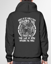 VIKINGS VALHALLA - OFFENDS YOU Hooded Sweatshirt garment-hooded-sweatshirt-back-04